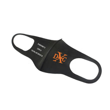 Load image into Gallery viewer, DXC FACE MASK BLACK/ORANGE - Design By Crime
