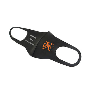 DXC FACE MASK BLACK/ORANGE - Design By Crime