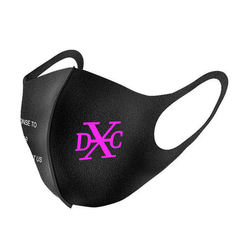 DXC FACE MASK BLACK/PINK - Design By Crime