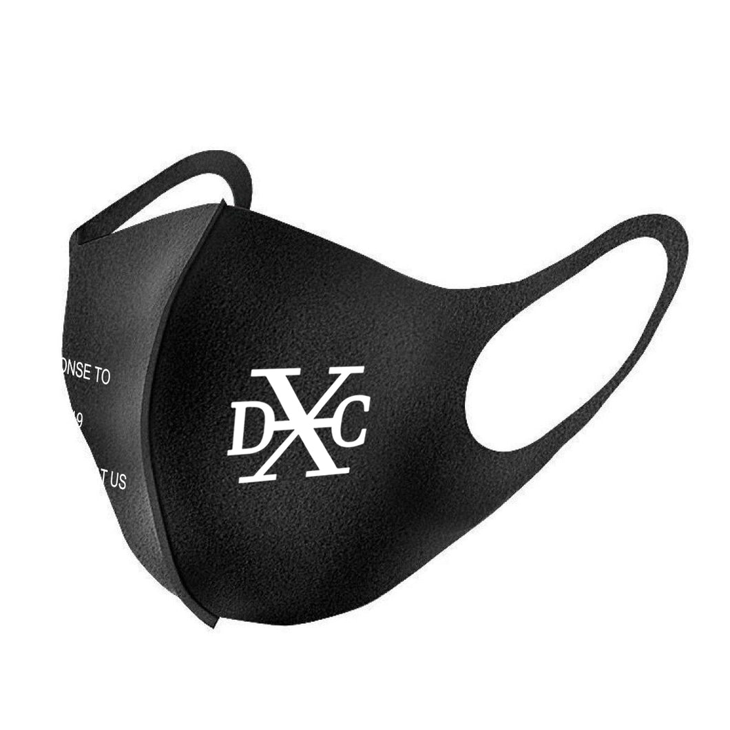 DXC FACE MASK BLACK/WHITE - Design By Crime