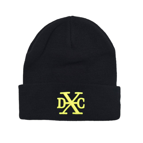 DXC BEANIE BLACK/YELLOW - Design By Crime