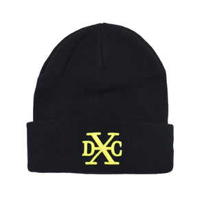 DXC BEANIE BLACK/YELLOW - Design By Crime
