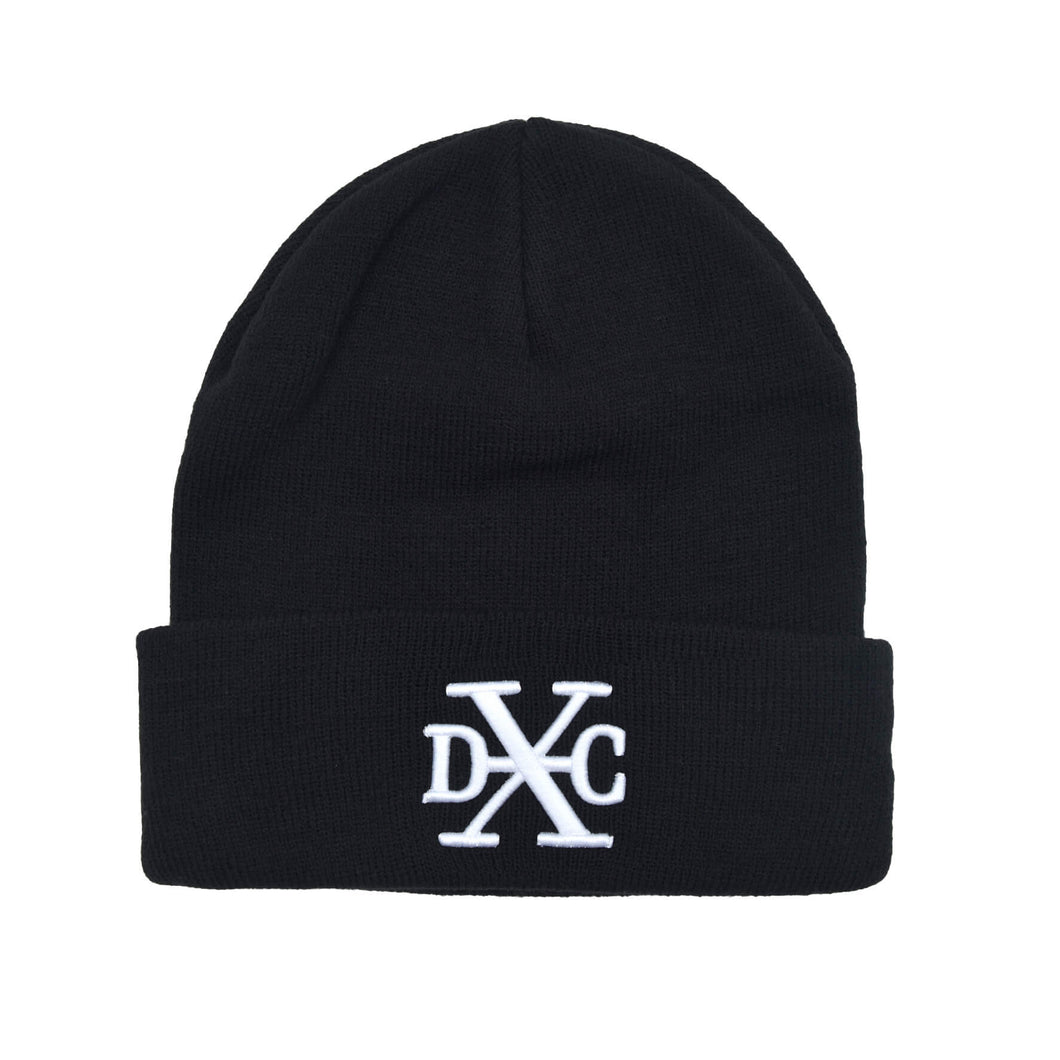DXC BEANIE BLACK/WHITE - Design By Crime