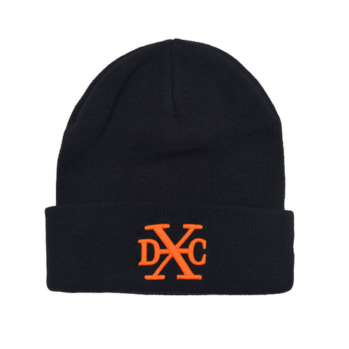 DXC BEANIE BLACK/ORANGE - Design By Crime