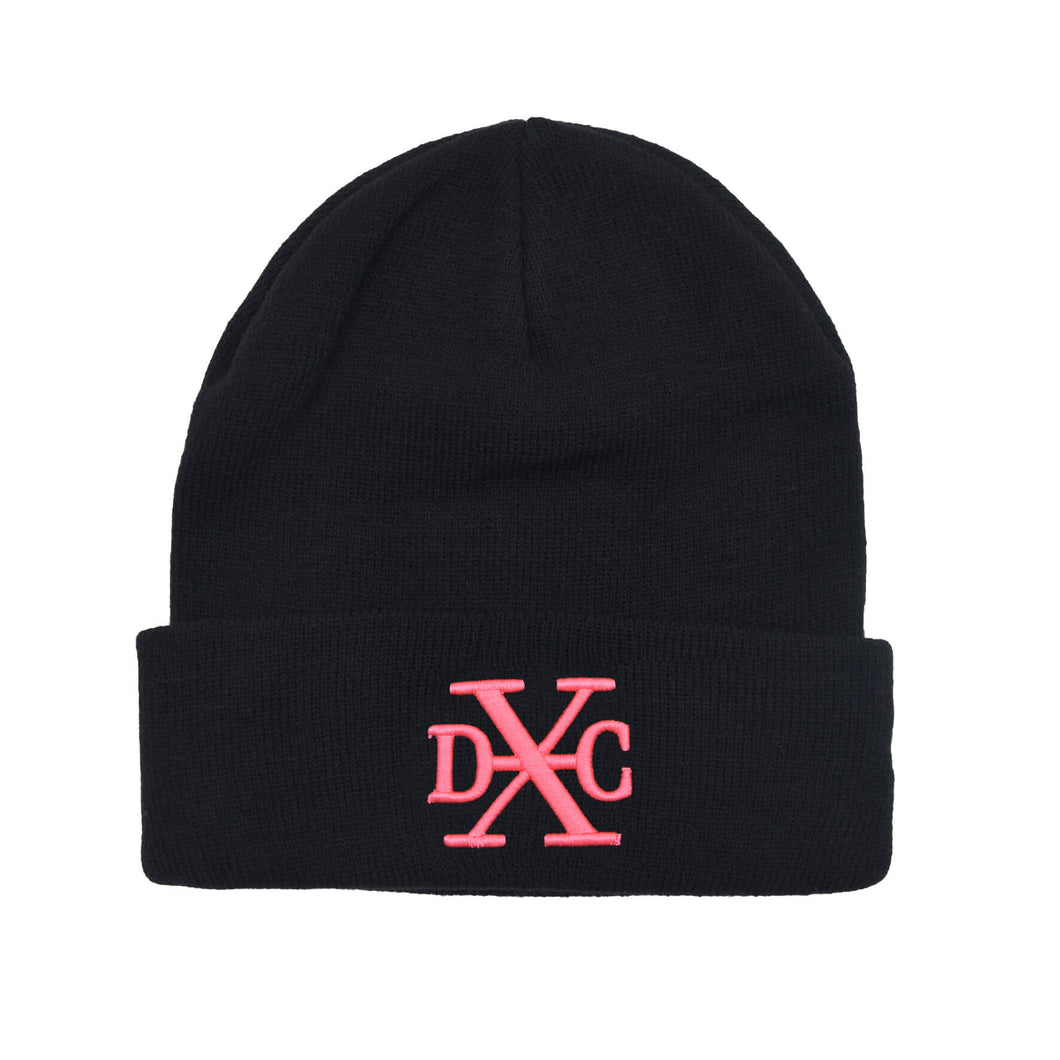DXC BEANIE BLACK/PINK - Design By Crime