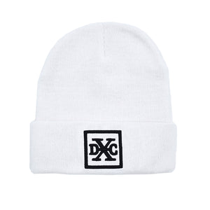 DXC SQUARE BEANIE WHITE - Design By Crime