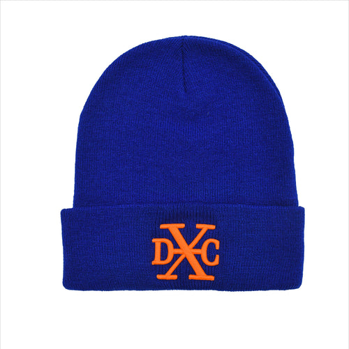 DXC BEANIE BLUE/ORANGE - Design By Crime